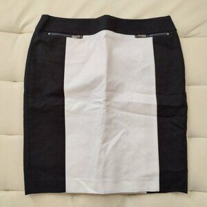 NEW Women's CALVIN KLEIN Black&White Skirt Size 8